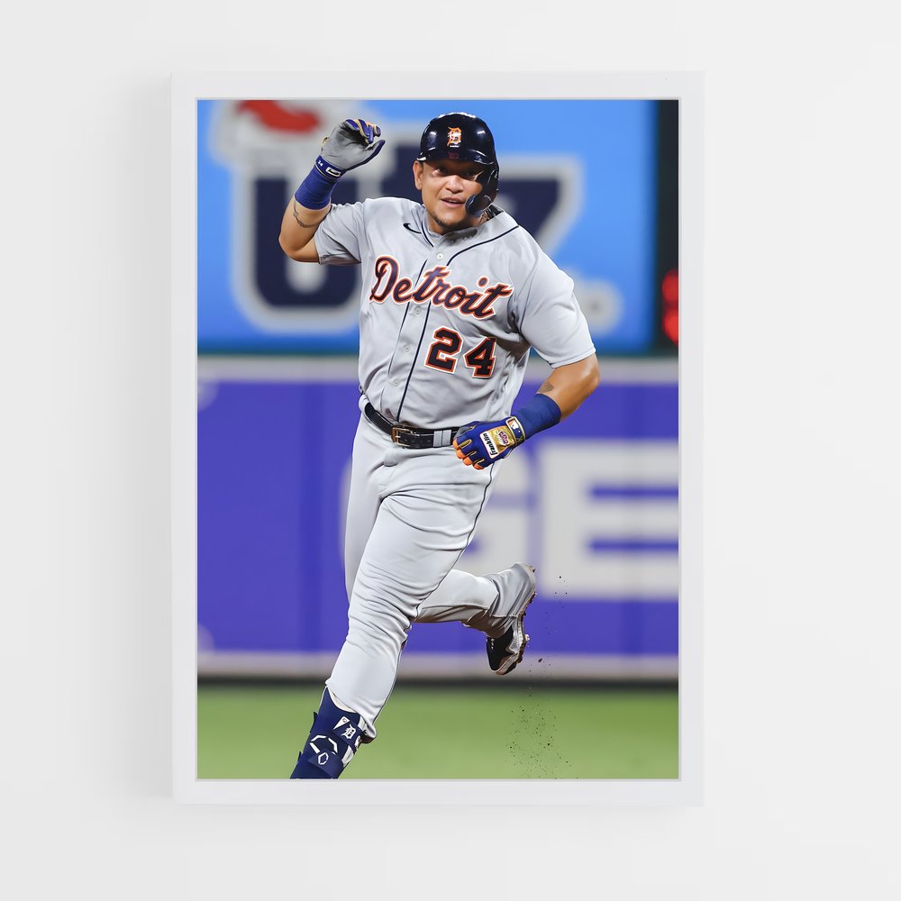 Poster La Course de Miguel – affiche Baseball (vue 3)